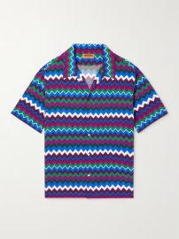 Zigzag Camp Shirt by Missoni worn by Matt Rogers on Today at Mr Porter