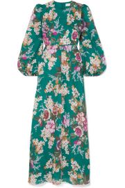 Zimmermann - Allia floral-print linen maxi dress at Net A Porter