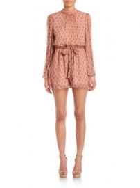 Zimmermann - Karmic Flare-Sleeved Romper at Saks Fifth Avenue