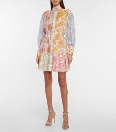 Zimmermann - Postcard Lantern printed minidress at Mytheresa