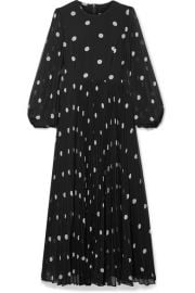 Zimmermann - Sunray pleated polka-dot georgette maxi dress at Net A Porter