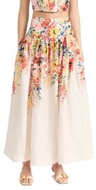 Zimmermann Alight Basque Midi Skirt at Shopbop