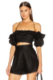 Zimmermann Allia Pintuck Off Shoulder Top at FWRD