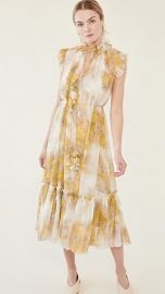 Zimmermann Botanica Wattle Midi Dress at Shopbop