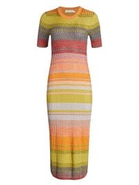 WornOnTV: Lani’s multicolor striped ribbed dress on Days of our Lives ...