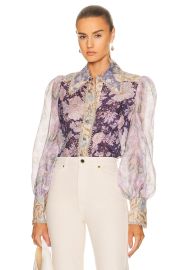 Zimmermann Celestial Spliced Blouse at FWRD