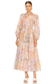 Zimmermann Cira Tiered Shirt Dress at Revolve