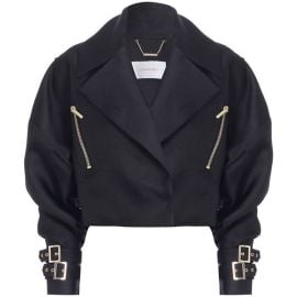 Zimmermann Cropped Black Jacket at Zimmermann