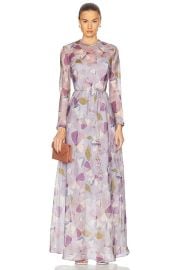 Zimmermann Dawning Sheath Dress in Lilac Pansy FWRD at FWRD