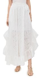 Zimmermann Daylight Ruffle Skirt Ivory 1 at Shopbop