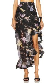 Zimmermann Eden Waterfall Skirt In Iris Sherbet at Revolve