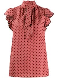 Zimmermann Espionage Polka Dot Blouse - Farfetch at Farfetch