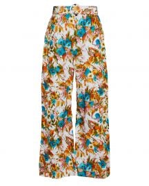 Zimmermann Estelle Kick Flare Floral Pants at Intermix