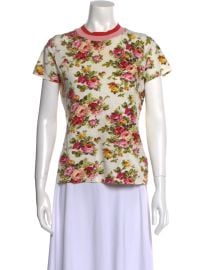 Zimmermann Floral Print Crew Neck T Shirt at The Real Real