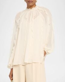Zimmermann Frill Billow Blouse at Neiman Marcus