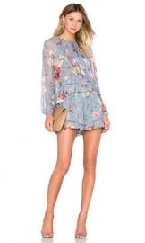 Zimmermann Havoc Floating Layer Playsuit in Floral from Revolve com at Revolve