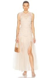 Zimmermann Illuminate Macrame Maxi Dress in Cream FWRD at FWRD