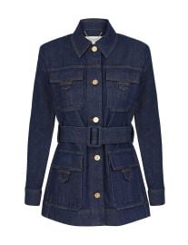 Zimmermann Illuminate denim safari jacket at Zimmermann