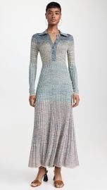 Zimmermann Illustration Mouline Polo Midi Dress at Shopbop