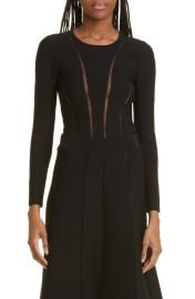 Zimmermann Lace Inset Sweater at Nordstrom