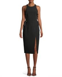 Zimmermann Laced In Sleeveless Split Midi Dress at Neiman Marcus