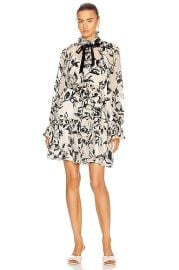 Zimmermann Ladybeetle Swing Mini Dress in Cream Mystic Eye FWRD at FWRD