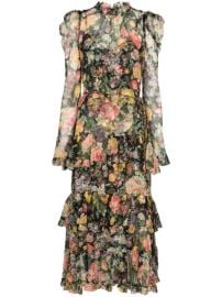 Zimmermann Ladybeetle floral-print puff-sleeve Dress - Farfetch at Farfetch