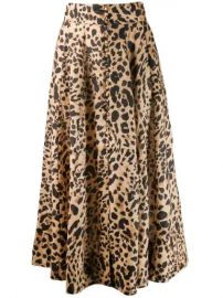 Zimmermann Leopard Print Skirt - Farfetch at Farfetch