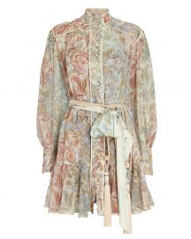 Zimmermann Lucky Bound Floral Mini Dress at Intermix