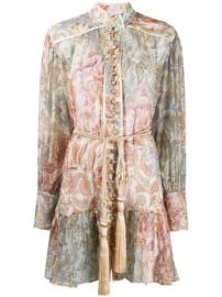 Zimmermann Lucky Bound Silk Shirtdress - Farfetch at Farfetch