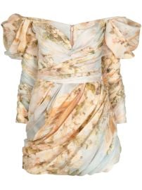 Zimmermann Luminosity Drape Mini Dress at Farfetch