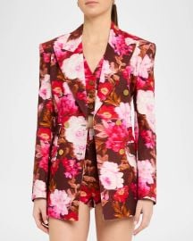 Zimmermann Luna Printed Drill Blazer at Neiman Marcus