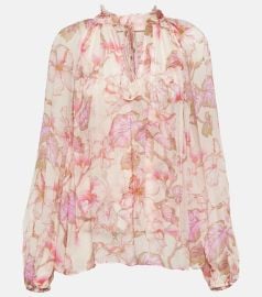 Zimmermann Matchmaker Billow Floral print Blouse at Mytheresa