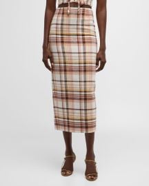 Zimmermann Matchmaker Check Pencil Skirt at Neiman Marcus