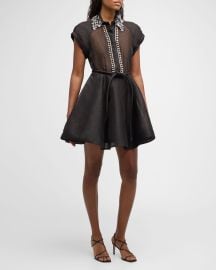 Zimmermann Matchmaker Flip Mini Dress at Neiman Marcus