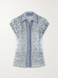 Zimmermann Matchmaker short sleeved blouse at Net a Porter