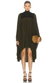 Zimmermann Memento Batwing Mini Dress in Olive FWRD at FWRD