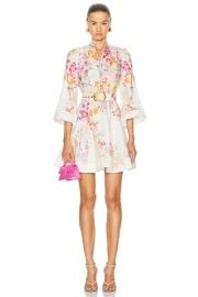 Zimmermann Natura Buttoned Mini Dress at FWRD