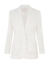 Zimmermann Natura Floral Lace Blazer at Zimmermann