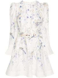 Zimmermann Natura belted minidress at Farfetch