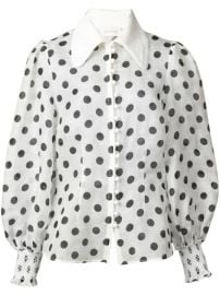 Zimmermann Polka Dot Blouse - Farfetch at Farfetch