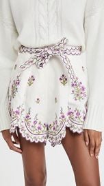 Zimmermann Poppy Floral Scallop Shorts at Shopbop