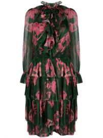 Zimmermann Poppy Tiered tie-dye mid-length Dress - Farfetch at Farfetch