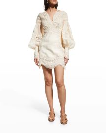 Zimmermann Postcard Mini Dress at Neiman Marcus