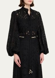 Zimmermann Rhiannon Embroidered Blouse - at Bergdorf Goodman