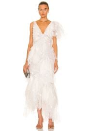 Zimmermann Rhythmic Fluted gown at Forward