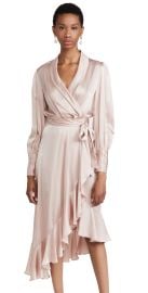 Zimmermann Silk Wrap Midi Dress at Shopbop