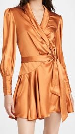 Zimmermann Silk Wrap Mini Dress at Shopbop