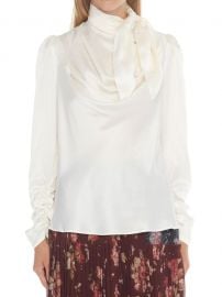 Zimmermann Silk-satin Blouse  at Italist