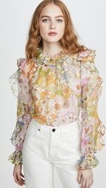 Zimmermann Super Eight Ruffle Shirt at Shopbop